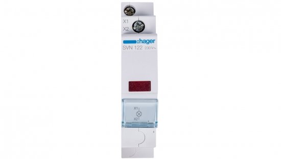 Lampka modułowa czerwona 230V AC SVN122