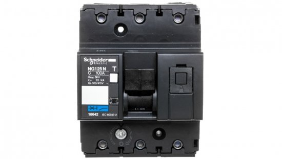 Wyłącznik nadprądowy 3P C 100A 20kA AC NG125N 18642