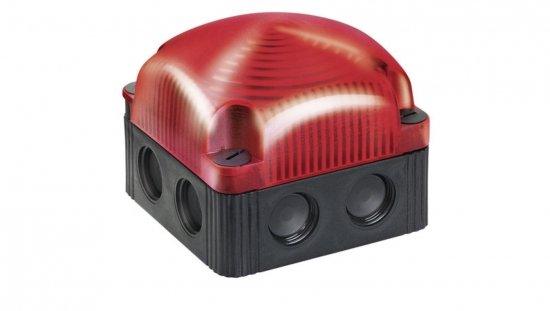 Sygnalizator ostrzegawczy czerwony 24V DC LED stały IP66 853.100.55