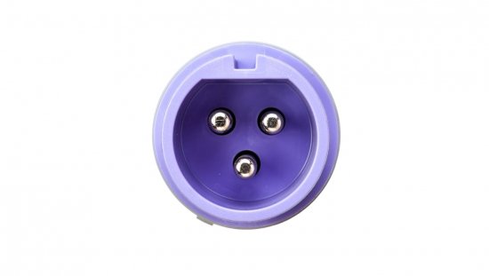 Wtyczka przenośna 32A 3P 24V AC fioletowa IP44 TWIST 073V