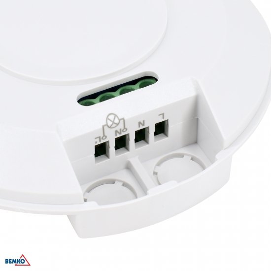 CZUJNIK OBECNOŚCI MIKROFALOWY 360* IP20 NATYNKOWY BIAŁY