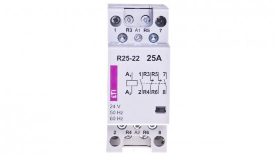 Stycznik modułowy 25A 24V AC 2Z 2R R 25-22 24V 002462341