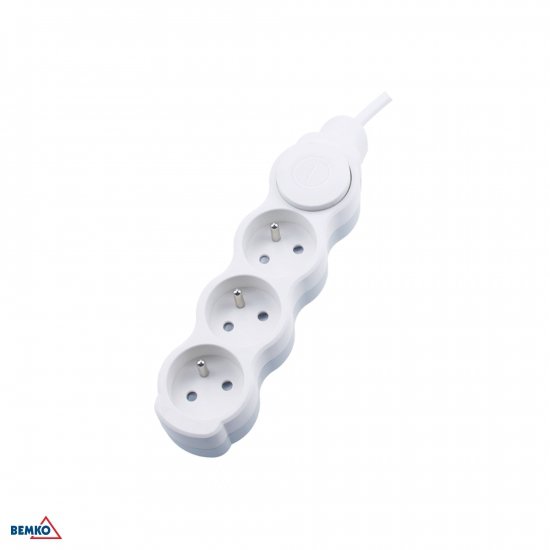 PRZEDŁUŻACZ NA 3X 2P+Z+WYŁ. 1.0MM X 1.5M