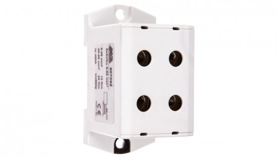 Złączka szynowa 2-torowa 16-95mm2 szara EURO multiOTL 95 2xAl/Cu 607095