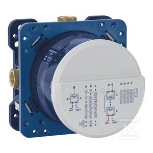 Uniwersalny element podtynkowy Rapido SmartBox 1/2 , głębokość instalacji 75-105 mm 35604000