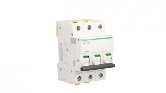 Wyłącznik nadprądowy 3P D 50A 6kA AC iC60N-D50-3 Acti9 A9F05350
