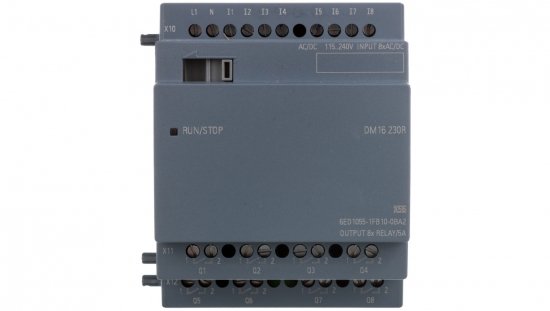 Moduł wejść/wyjść 8WE 8WY cyfrowych 230V DC/przekaźnikowe LOGO! DM16 230R 6ED1055-1FB10-0BA2