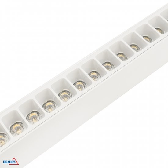 OPRAWA LINIOWA LORIEN 120CM 30W 3600LM 4000K UGR19 52° BIAŁA