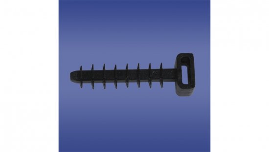 Podstawka montażowa do opasek zaciskowych czarna PMW-8-45-UV 25.245 /100szt./