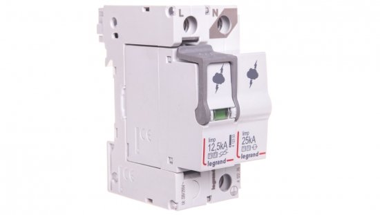 Ogranicznik przepięć B C Typ 1 2 1P N 12,5kA 1,5kV TT/TNS 412276