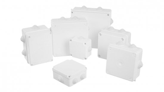 Puszka hermetyczna n/t PK-0 88x88x60mm pusta IP55 biała 0224-00