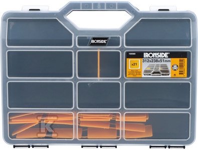 ORGANIZER IRONSIDE 21POJEMNIKÓW 31CM