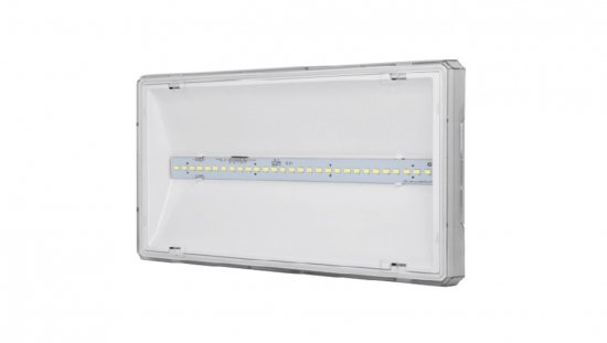 Oprawa awaryjna EXIT L IP65 ECO LED AT 3W 1h jednozadaniowa biała (brak piktogramu w zestawie) ETL/3W/E/1/SE/AT/WH