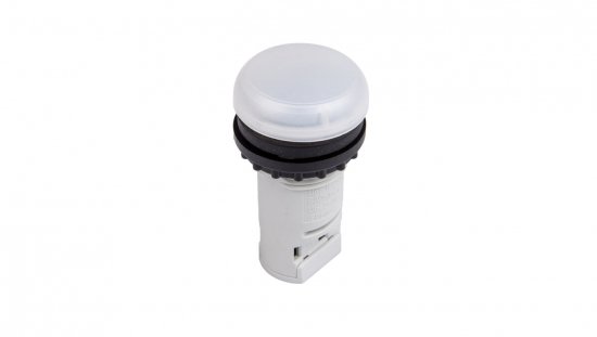 Lampka sygnalizacyjna 22mm biała do żarówek z trzonkiem BA M22-LC-W 216907