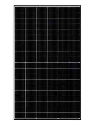 Moduły pv JA Solar, mono-Si, dwustronny, ogniwa połówkowe N-type 182mm 16-BB, 2x54psc, kable ok. 110cm, moc STC 455Wp, wym.:1762x1134x30, k.p.: złącze MC4-EVO2, sprawność 22,8%, waga 22kg, rama czarna, 36szt na palecie