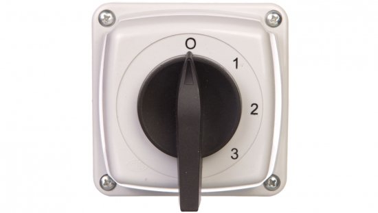 Łącznik krzywkowy 0-1-2-3 3P 16A w obudowie IP65 Łuk E16-63 951663