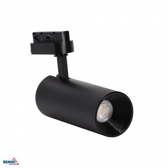 SPOT COB VERKO CZARNY 1-FAZOWY 12W 3000K 900LM 24°