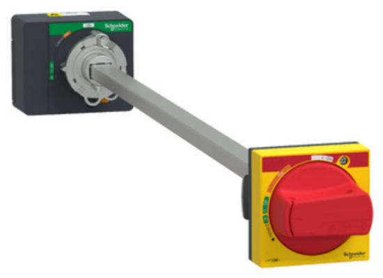 Napęd obrotowy ComPacT NSXm przedłużony, żółtoczerwony, IP65 LV426934T