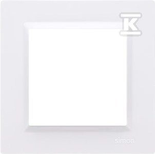 ŁĄCZNIK KRZYŻOWY BIAŁY+RAMKA SIMON10