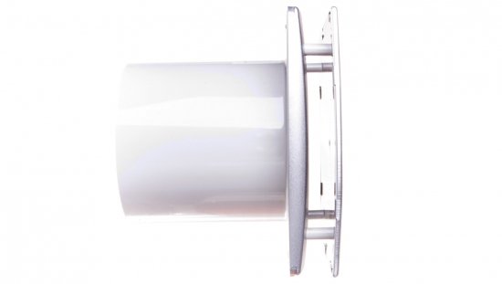 Wentylator osiowy fi 100 230V 14W 88m3/h 33dB timer i higrostat szczotkowane aluminium 100LDATHMET