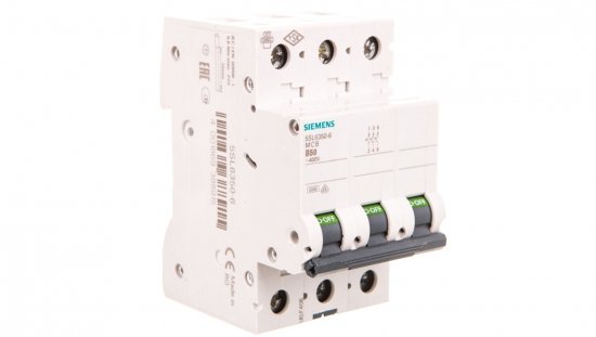 Wyłącznik nadprądowy 3P B 50A 6kA AC 5SL6350-6
