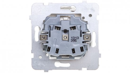 AS Gniazdo pojedyncze b/u ecru GP-1G/m/27