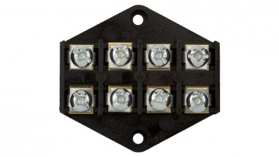 Płytka odgałęźna ZPT/2,5mm2/4-tory czarna ZPT 4-2.5 83001007