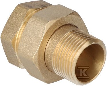 Śrubunek Twist prosty krótki 1 mosiądz 4914500