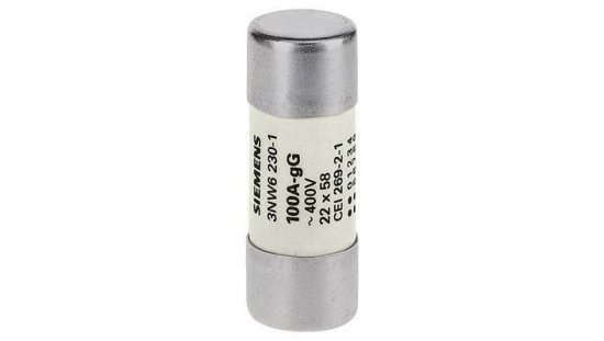 Wkładka bezpiecznikowa cylindryczna gG NFC 22x58mm 690V AC 16A bez wskaźnika 3NW6205-1