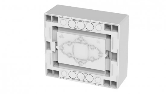 Rozdzielnica modułowa 1x8 n/t ECONOMIC BOX RN 1/8 drzwi transparentne (N+PE) IP40 2502-01