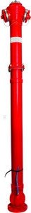 Hydrant zewnętrzny nadziemny HN3 DN80 H=2150mm, PN16, GJS-żeliwo sfero, łamany, podwójne zamknięcie - grzybek, kolumna stalowa