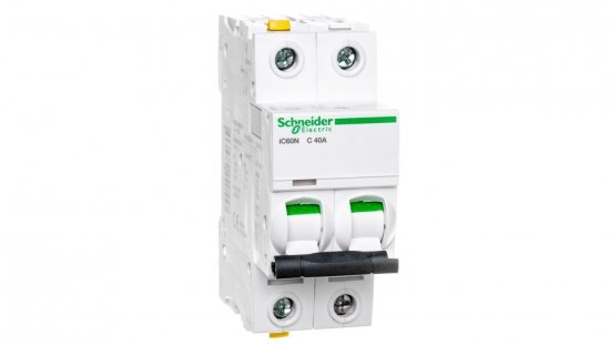 Wyłącznik nadprądowy 2P C 40A 6kA AC iC60N-C40-2 A9F04240