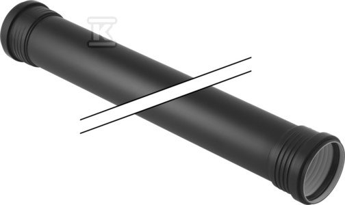 RURA SILENT-PP HT 50X500 2-KIEL.CZARNA