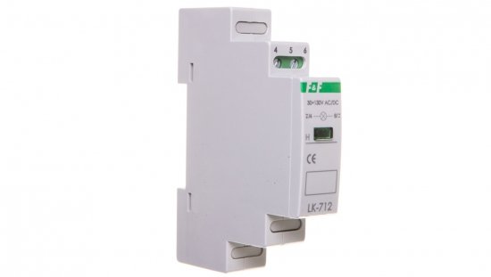 Lampka modułowa 1-fazowa zielona 30-130V AC/DC LK-712G-30-130V