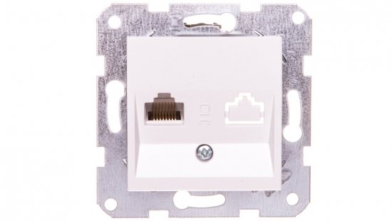 Karre Gniazdo Komputerowe 1xrj45 Kat. 5e, Kolor Biały / 90963632