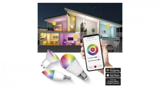 GoSmart Żarówka LED MR16 GU10 4,8W 400lm RGB ściemnialna Zigbee 2 lata gwarancji ZQZ832R