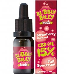 Bubbly Billy Buds 15% Strawberry Flavoured CBD Oil