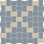 Paradyż Modernizm Blue mozaika Mix 30,86x30,86