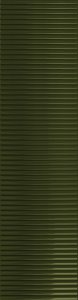 Tubądzin Groove Olive 2 Gloss STR 29,8x7,8