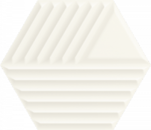 Paradyż Woodskin Bianco Heksagon Struktura C Ściana 19,8x17,1