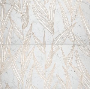 Domino Lily leaves dekor 2-elementowy 59,8x59,8