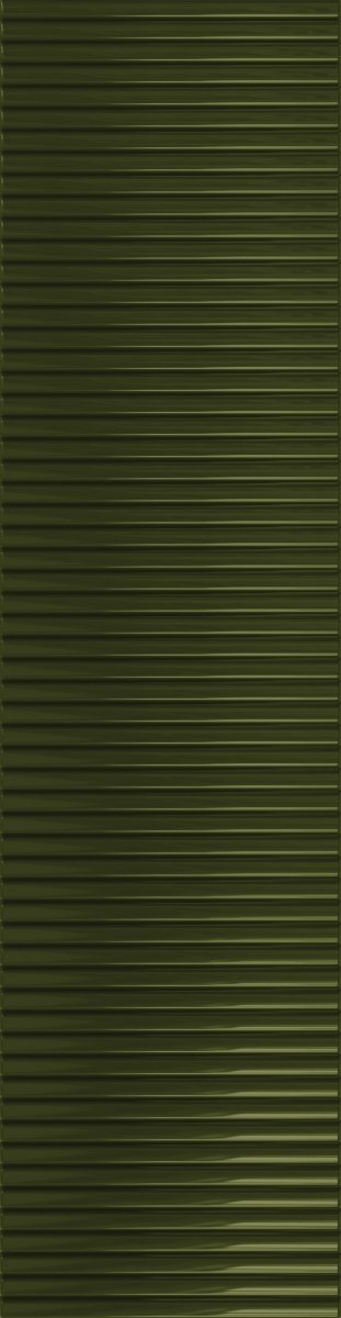 Tubądzin Groove Olive 2 Gloss STR 29,8x7,8