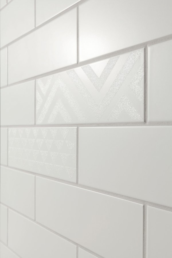 Domino Burano Bar White A Dekor 23,7x7,8