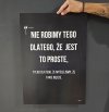 Plakat ścienny A2 - Nie robimy tego!
