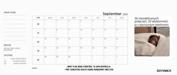 Faking 2026 calendar!