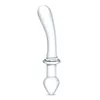 Glas Double Play Szklany model intymny dwustronny 24 cm przezroczysty