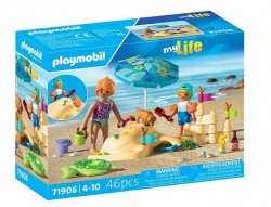 Playmobil Zestaw z figurkami My Life 71906 Rodzina na plaży