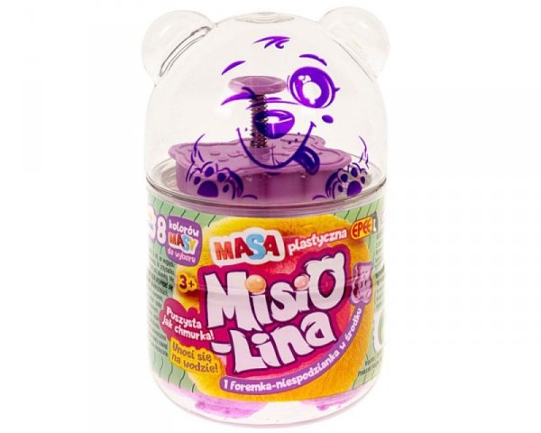 Epee Masa plastyczna Misiolina 60g 1 foremka Czerwona