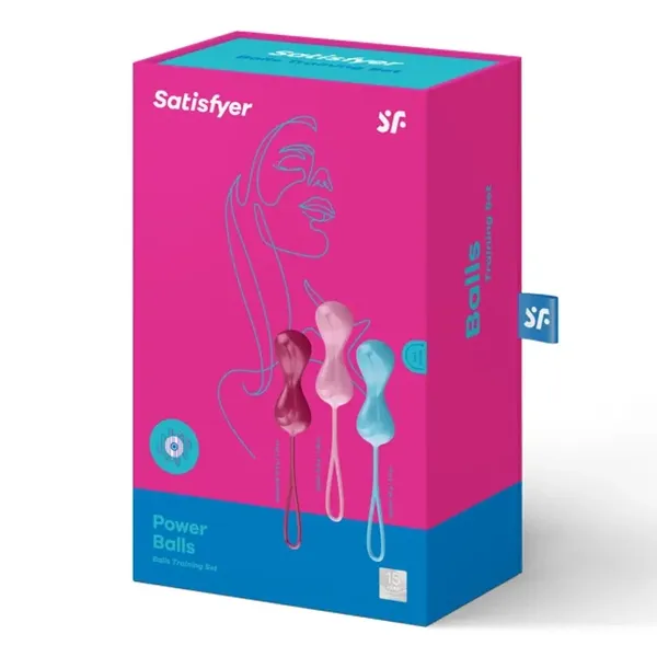 Satisfyer Power Balls Training Set - Zestaw do ćwiczeń mięśni dna miednicy