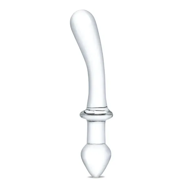 Glas Double Play Szklany model intymny dwustronny 24 cm przezroczysty